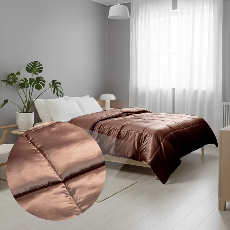 Wasbaar All Season Dekbed | Satijn | Bronze