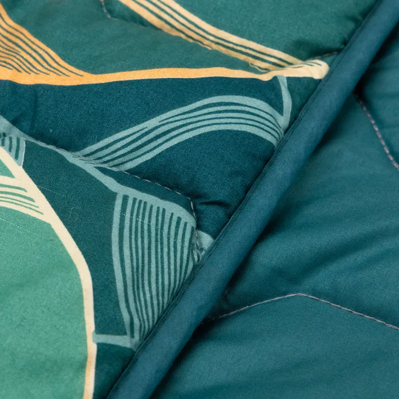 Wasbaar All Season Dekbed | Glossy | Golden Oasis