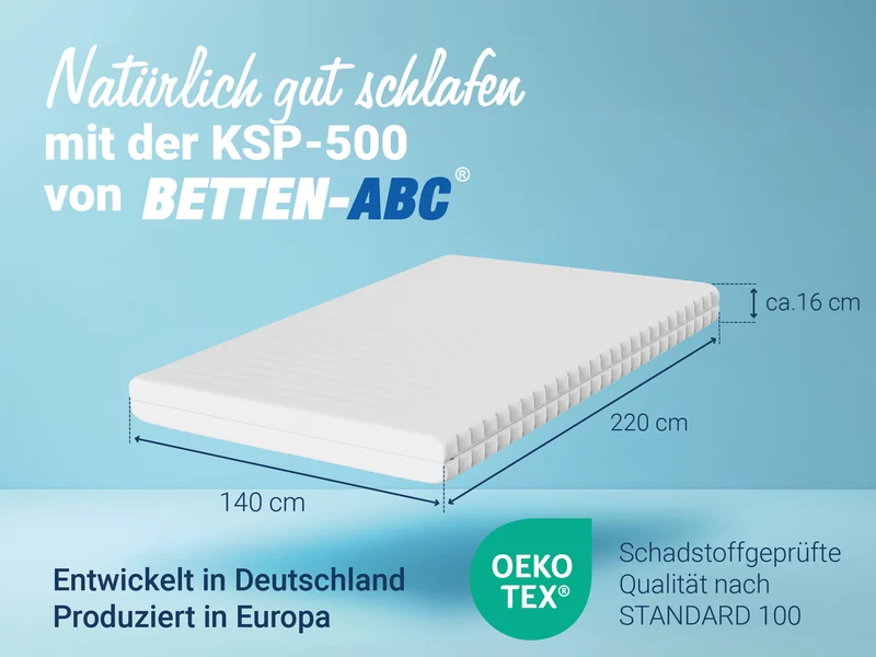 Betten-ABC KSP-500 XXL Kaltschaummatratze