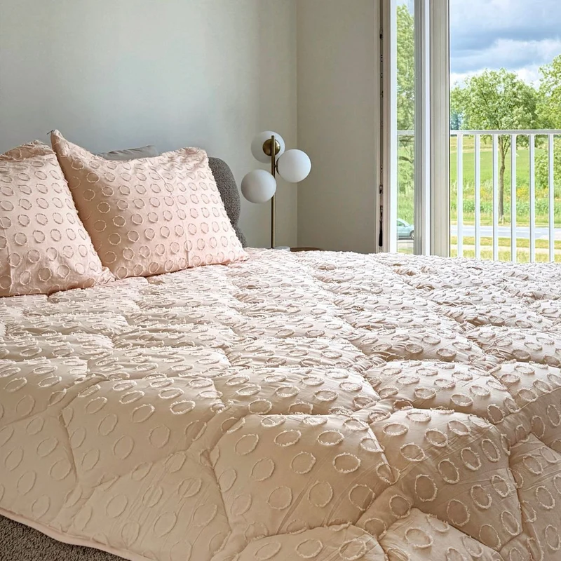 Kussenslopen | Tufted | Soft Peach | Set van 2