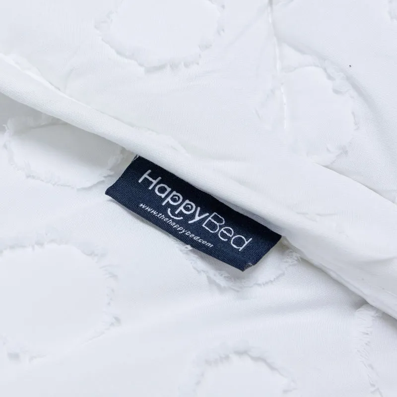Wasbaar All Season Dekbed | Tufted | Frosty White