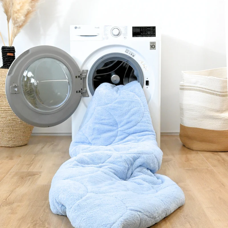 HappyBed Dekbed | Teddy Blue | Voor het hele jaar