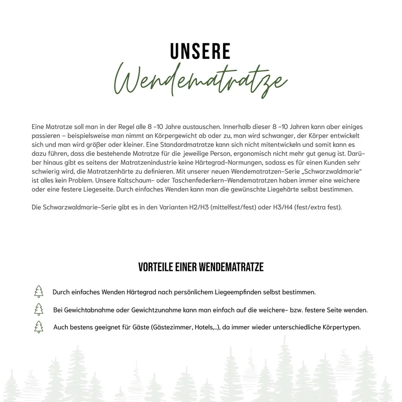 Schwarzwaldmarie Klara Taschenfederkern-Matratze