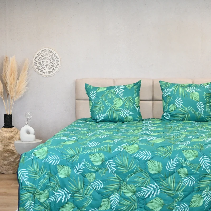 HappyBed Green Leaves - Dekbed voor het hele jaar