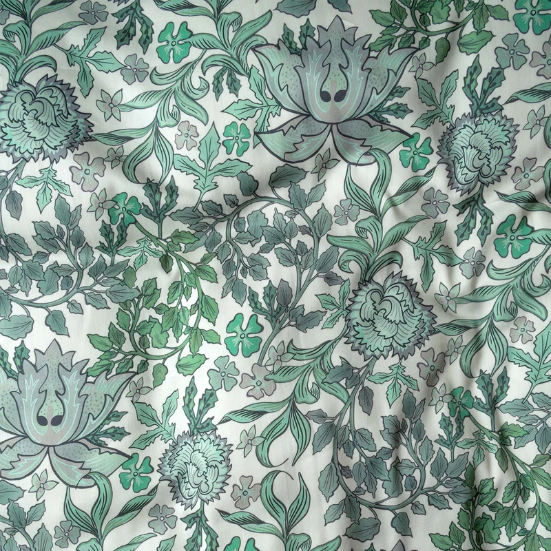 Essenza Ophelia Greenish Satin Bettwäschegarnitur