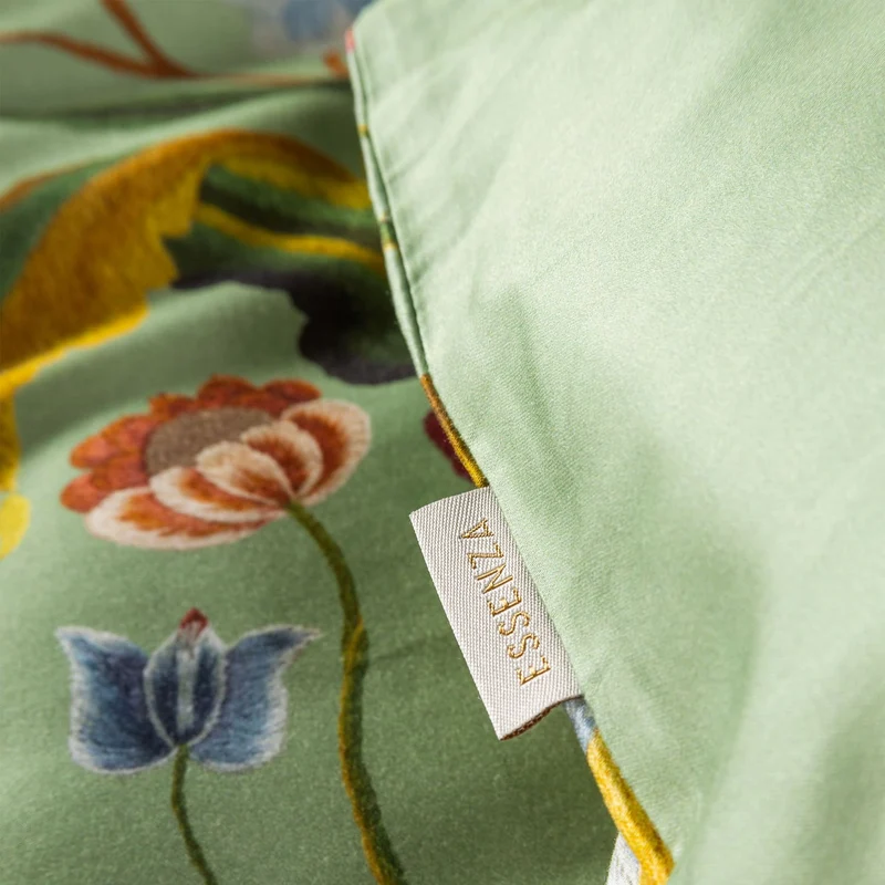 Essenza Rosanella Basil Green Twill Bettwäschegarnitur