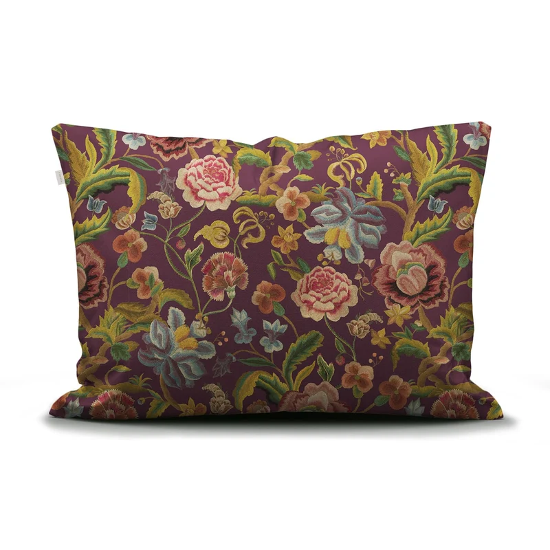 Essenza Rosanella Mauve Wine Twill Bettwäschegarnitur