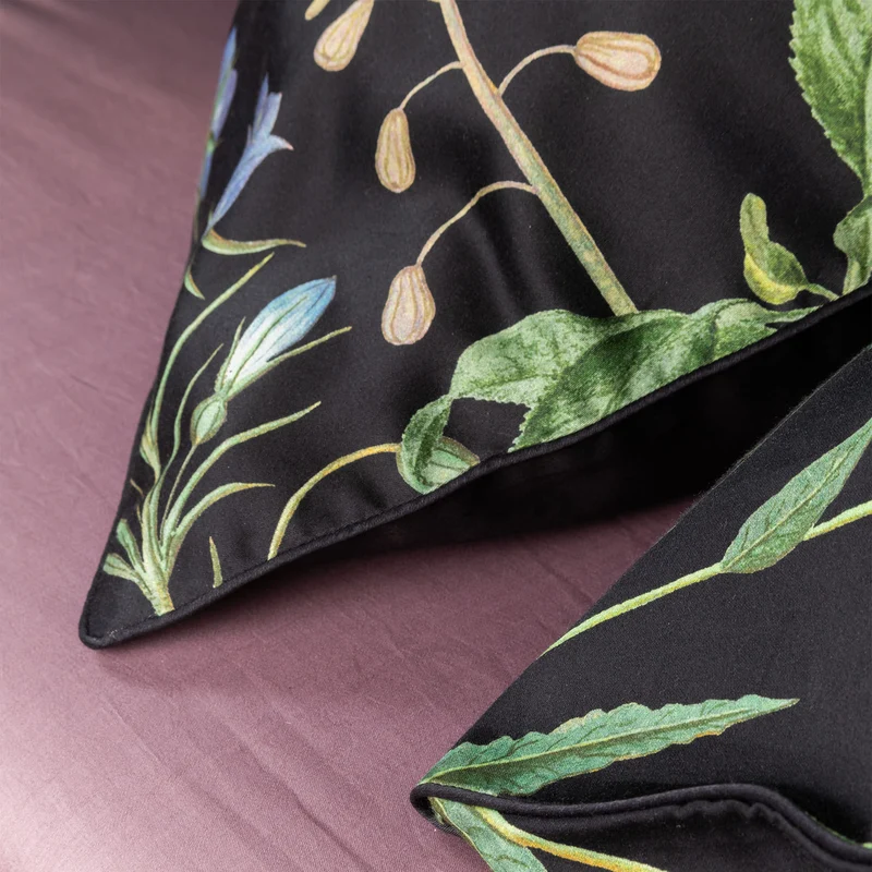 Essenza Augustina Anthracite Satin Bettwäschegarnitur