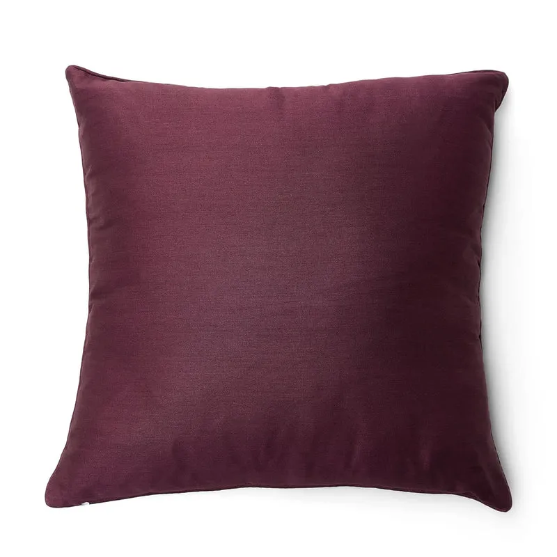 Essenza Augustina Mauve Wine Satin Bettwäschegarnitur