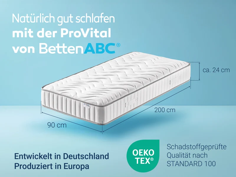 Betten-ABC ProVital Tonnentaschenfederkern-Matratze