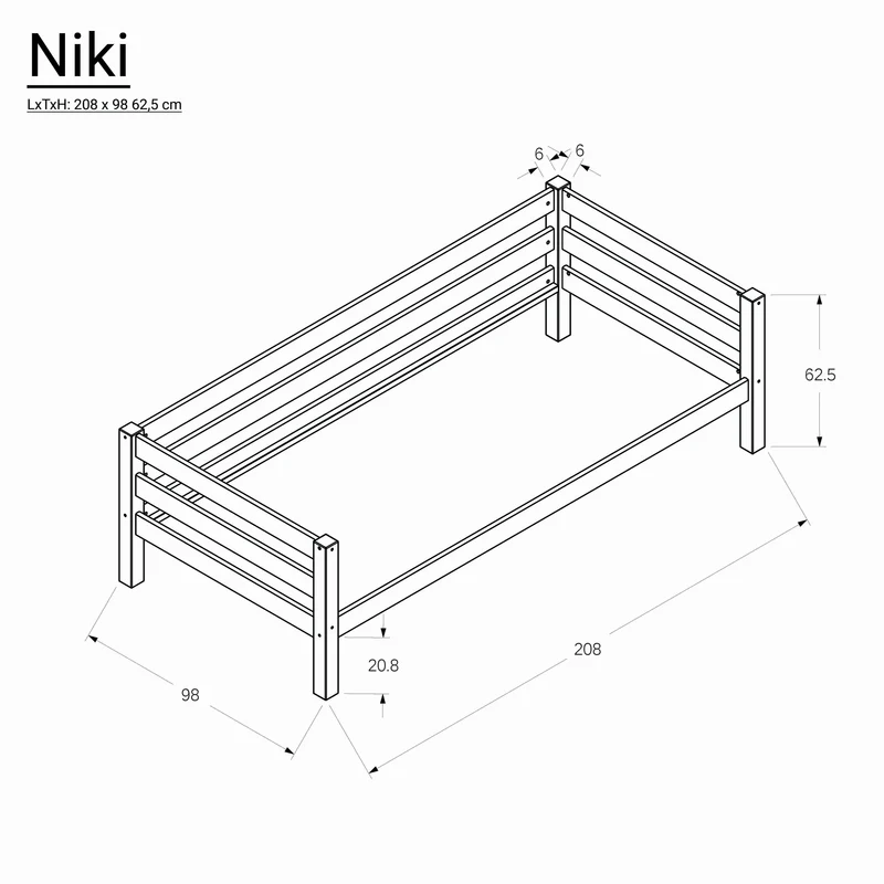 Betten-ABC Bubema Niki Kinderbett