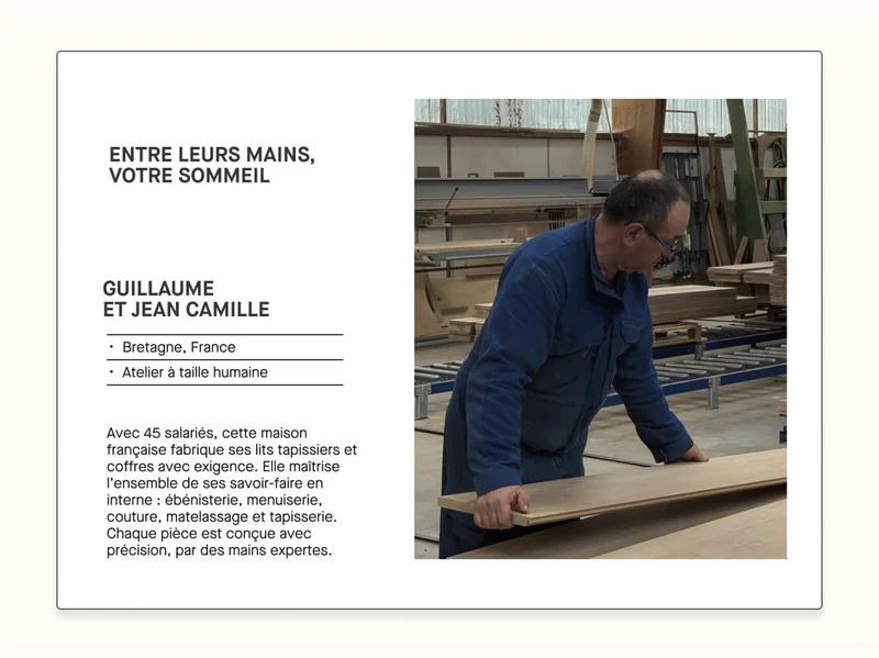 Sommier tapissier à tiroirs premium - LE LAC