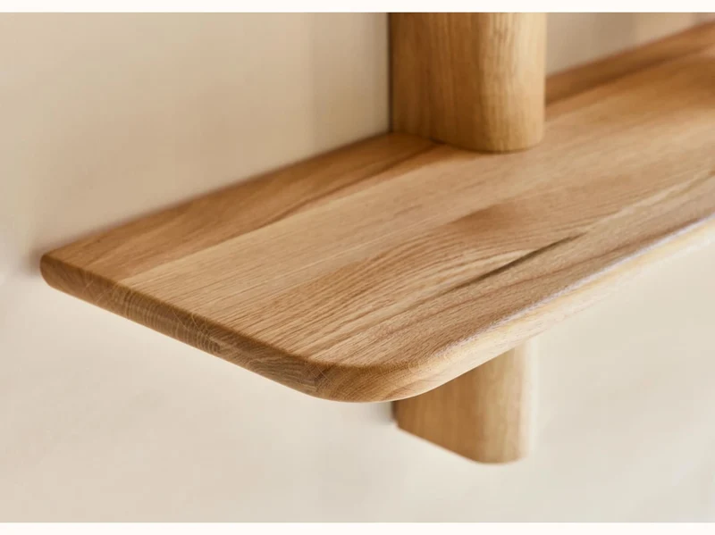 Étagère murale modulable en bois massif BAOBAB