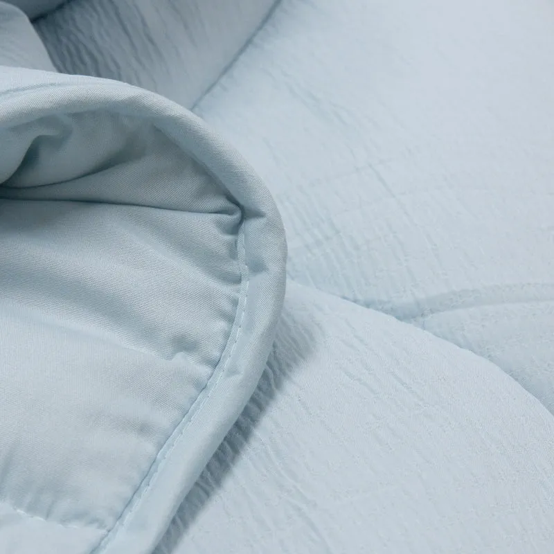 Wasbaar All Season Dekbed | Mousseline | Light Blue