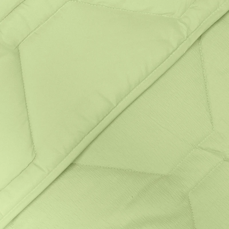 Wasbaar All Season Dekbed | Mousseline | Light Green