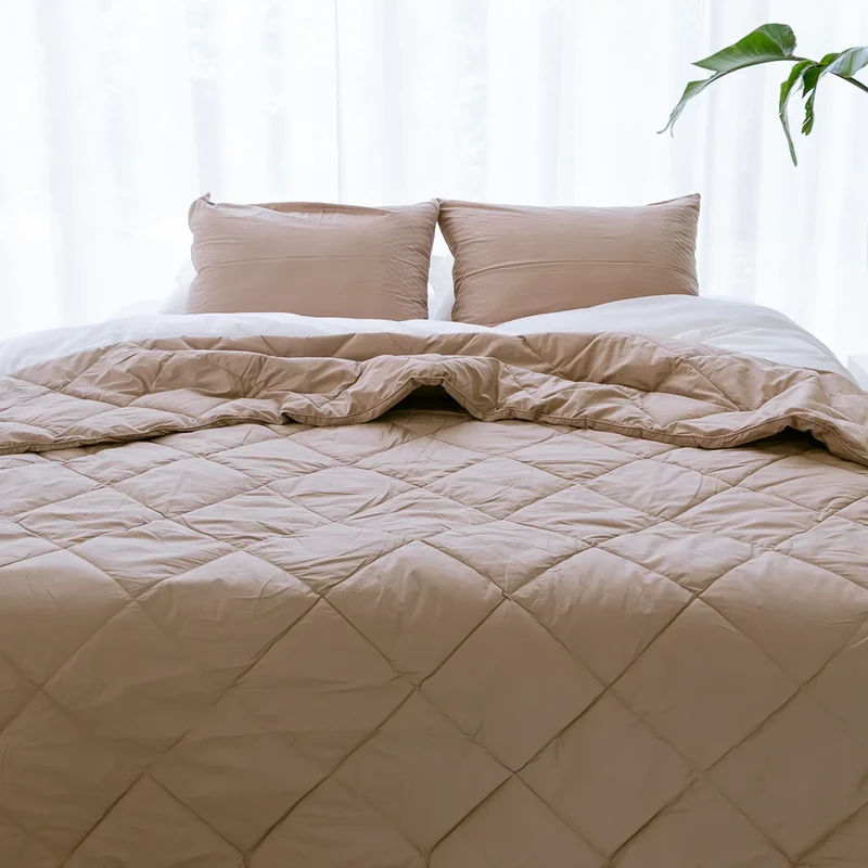 Wasbaar Zomerdekbed | Cotton Breeze | Dune