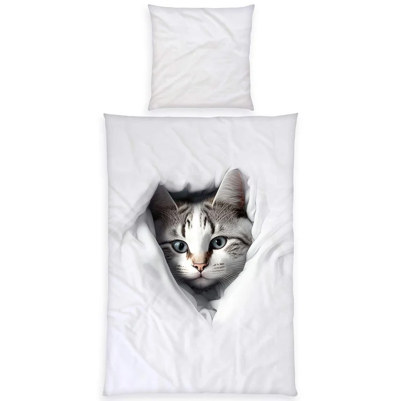 Herding Young Collection Katze Renforce Bettwäschegarnitur