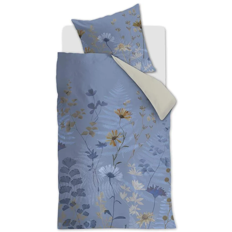 Bedding House Nala Blue Mako-Satin Bettwäschegarnitur
