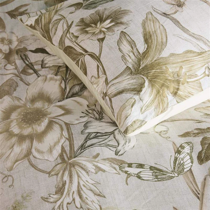 Bedding House Bronte Natural Mako-Satin Bettwäsche