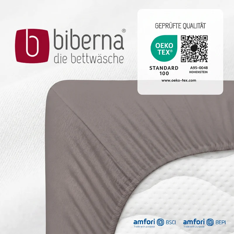 biberna Jersey-Elastic Spannbetttuch (0077866)