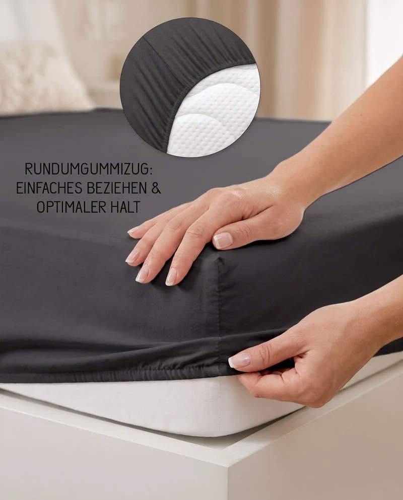 biberna Jersey-Elastic Spannbetttuch (0077866)