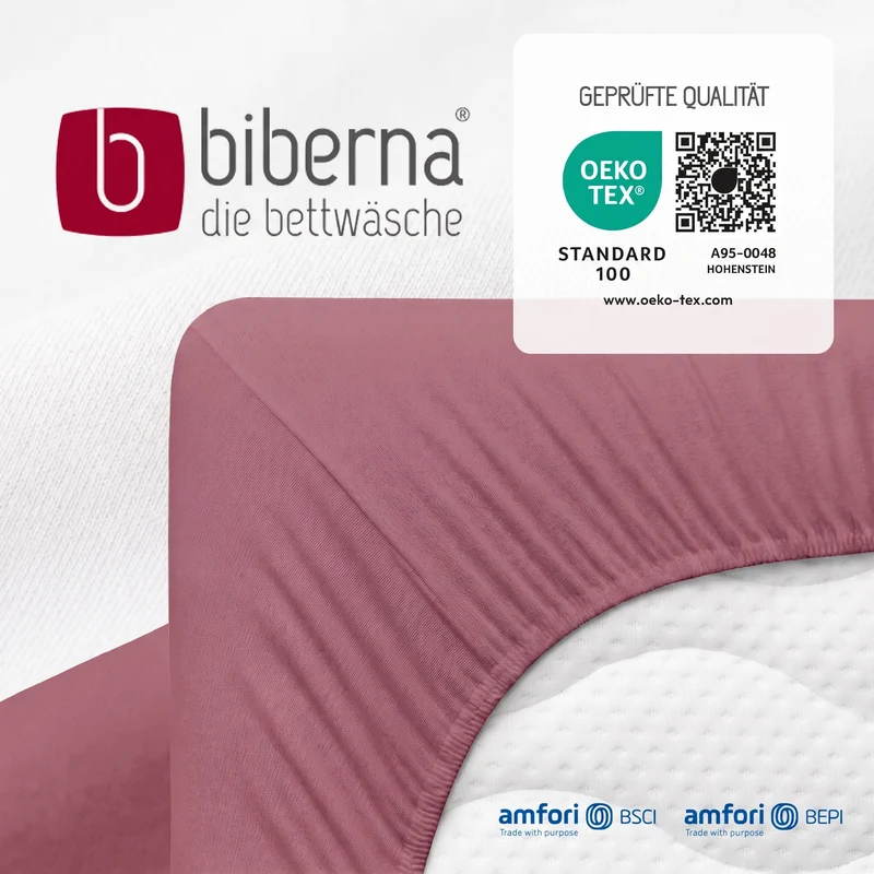 biberna Jersey-Elastic Spannbetttuch (0077866)