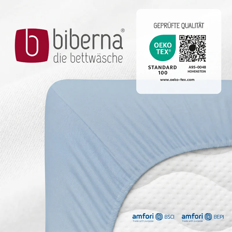 biberna Jersey-Elastic Spannbetttuch (0077866)
