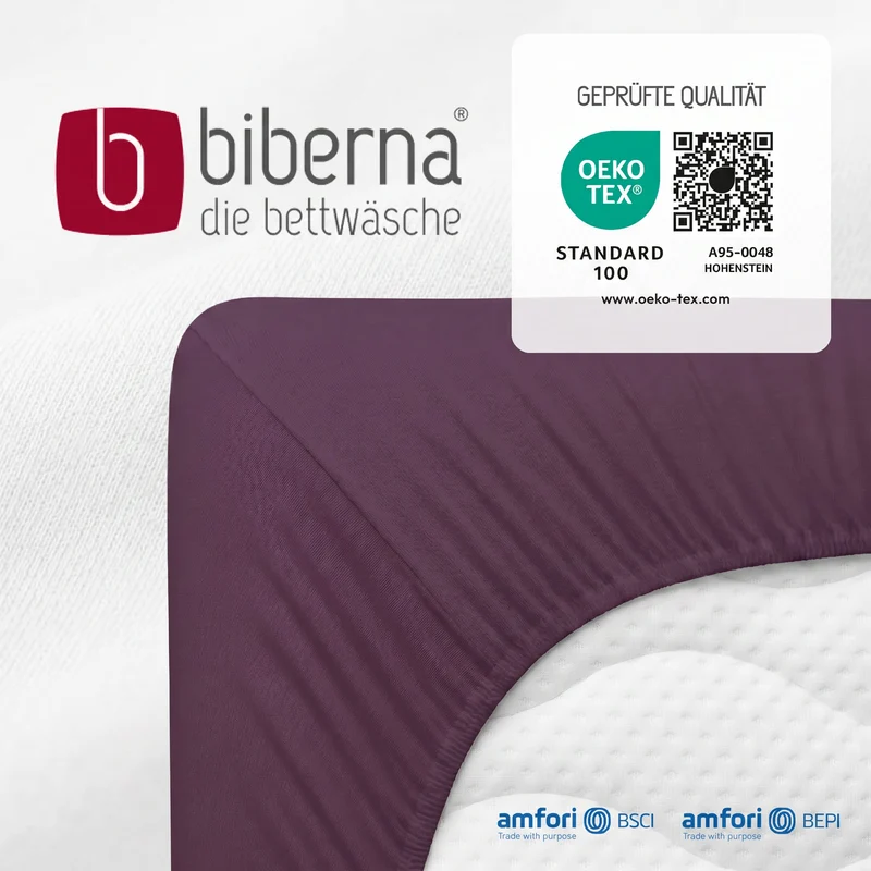 biberna Jersey-Elastic Spannbetttuch (0077866)