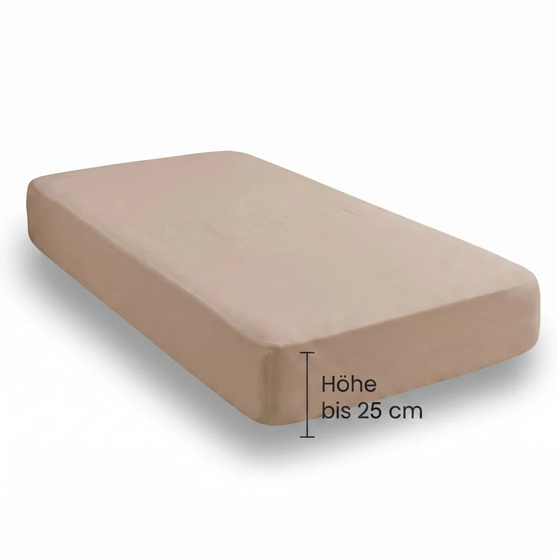 biberna Jersey-Elastic Spannbetttuch (0077866)