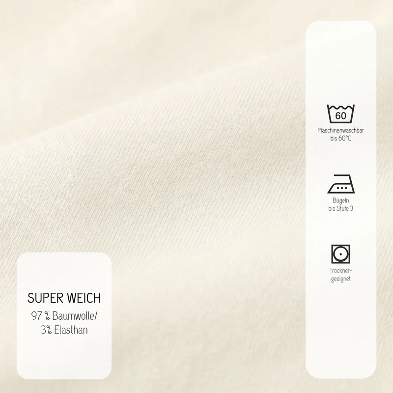biberna Jersey-Elastic Spannbetttuch (0077866)