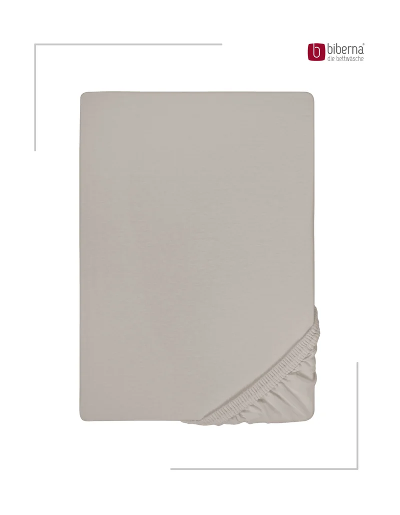 biberna Jersey-Elastic-Topper Spannbetttuch (0077641)