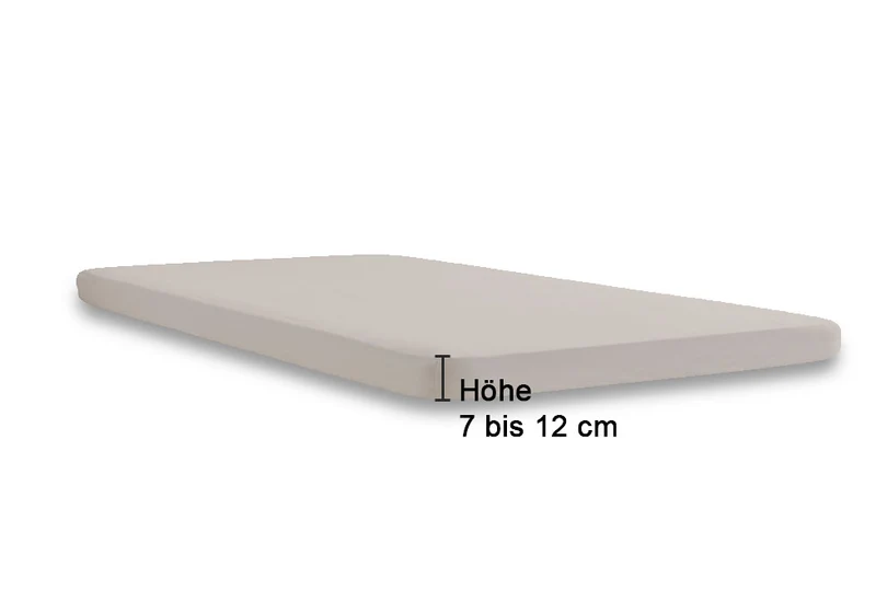 biberna Jersey-Elastic-Topper Spannbetttuch (0077641)