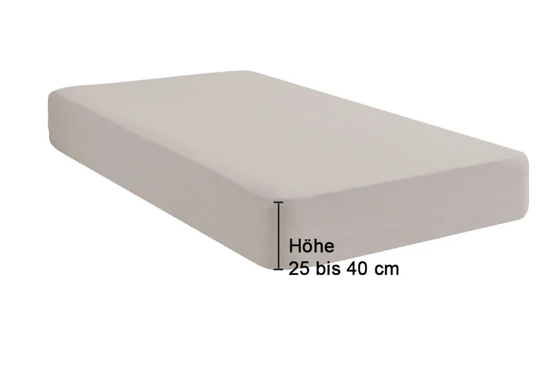 biberna Jersey-Elastic-Boxspring Spannbetttuch (0077640)