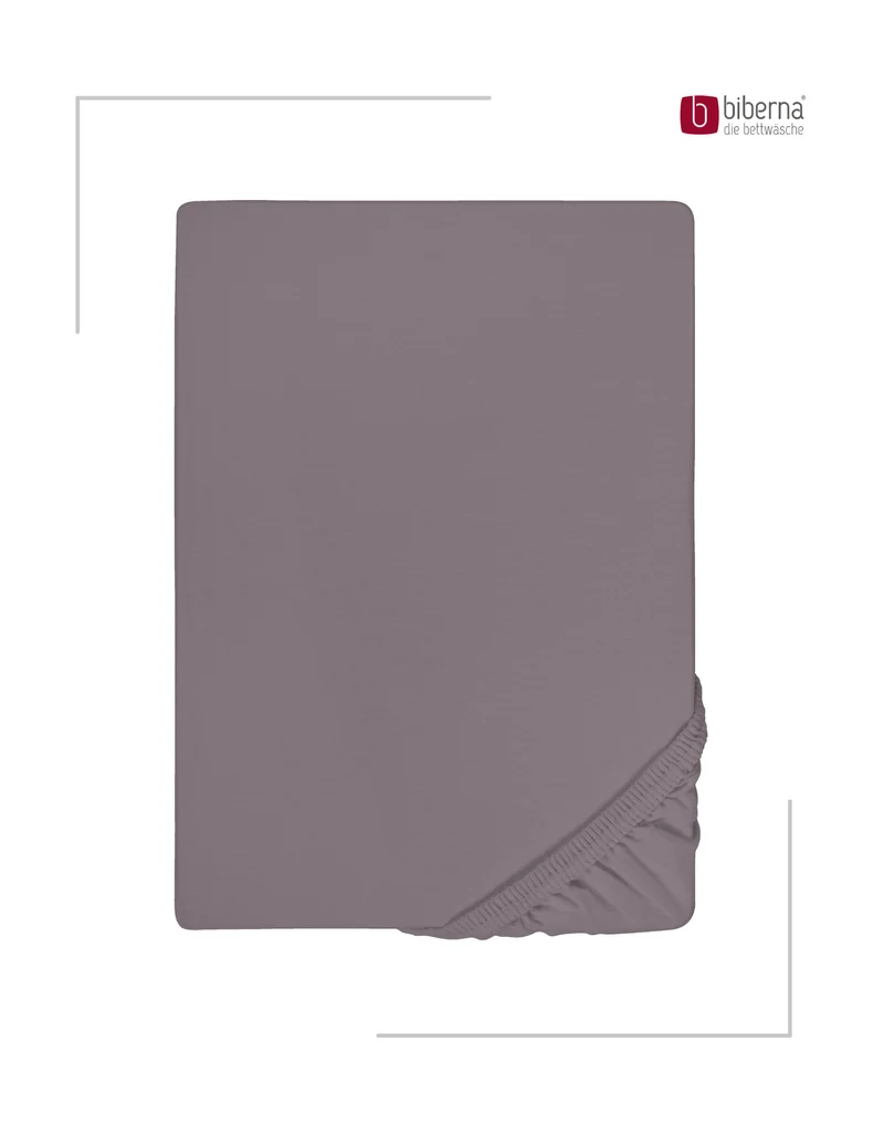 biberna Jersey-Elastic-Boxspring Spannbetttuch (0077640)