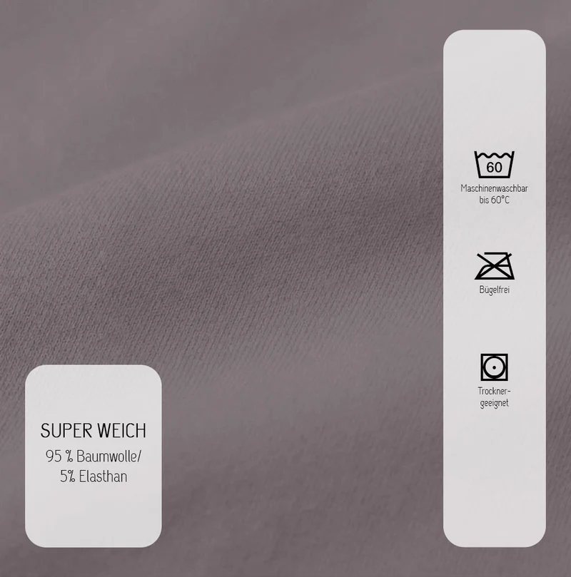 biberna Jersey-Elastic-Boxspring Spannbetttuch (0077640)