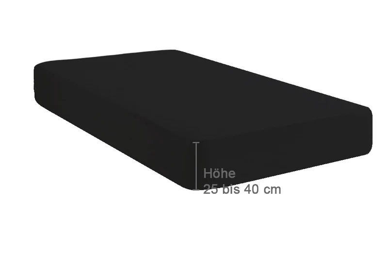 biberna Jersey-Elastic-Boxspring Spannbetttuch (0077640)
