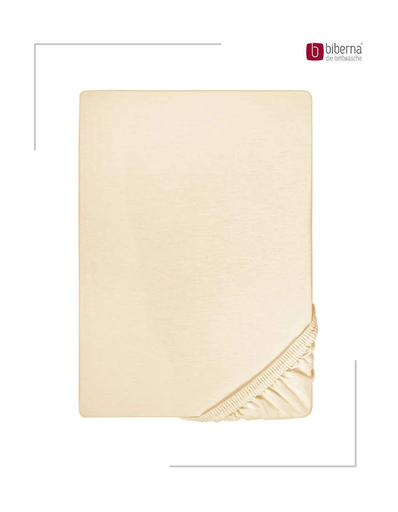 biberna Jersey-Elastic-Boxspring Spannbetttuch (0077640)