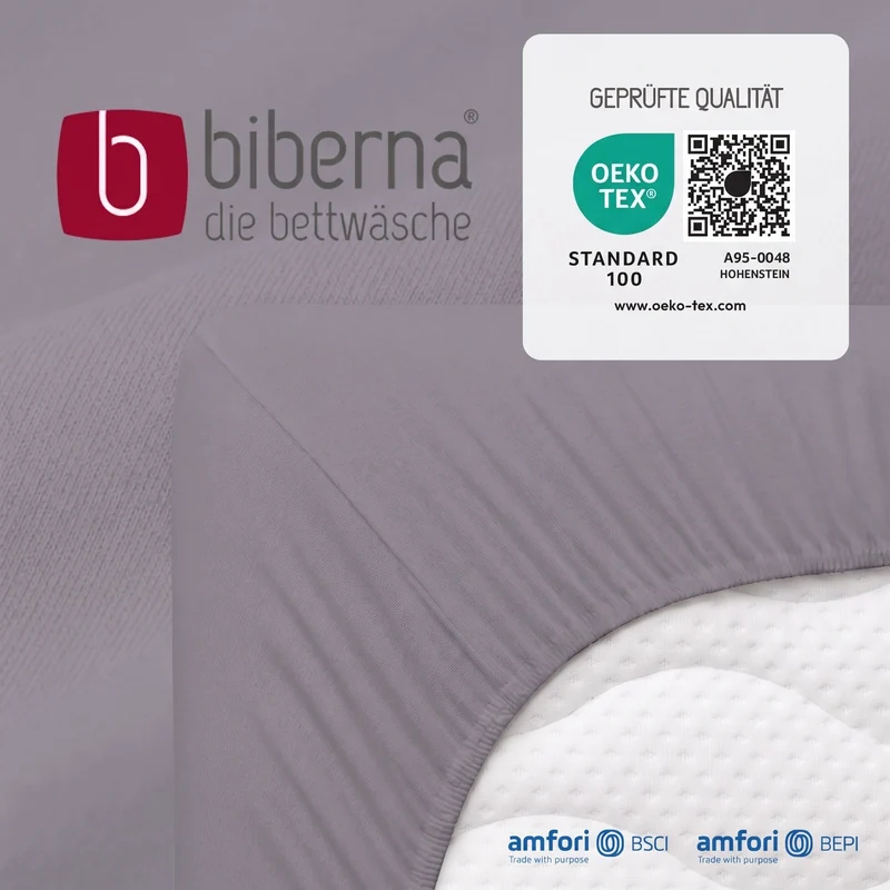 biberna Jersey Spannbetttuch (0077155)