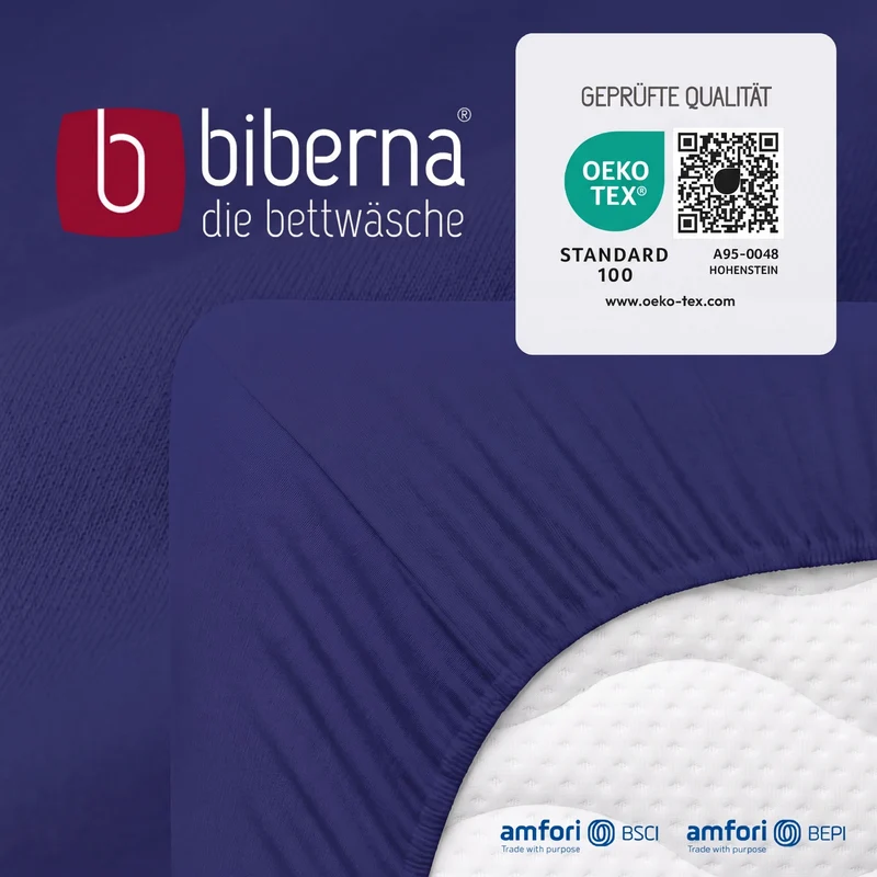 biberna Jersey Spannbetttuch (0077155)