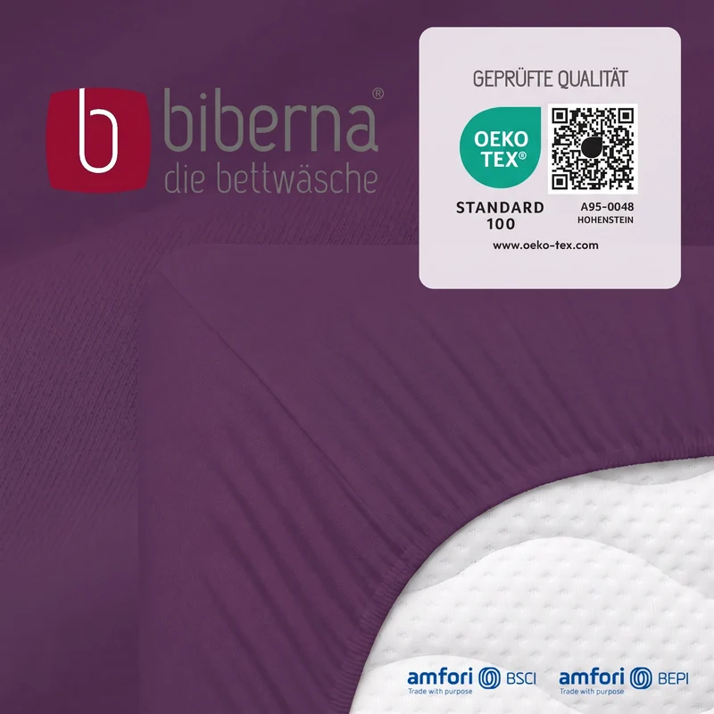 biberna Jersey Spannbetttuch (0077155)
