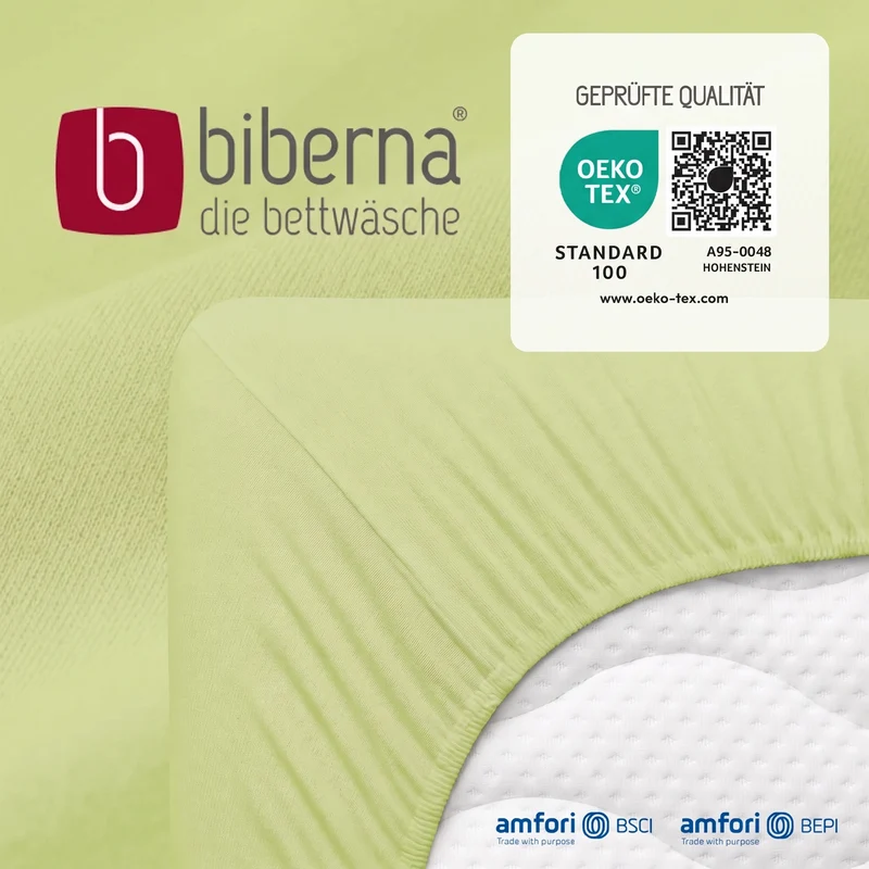 biberna Jersey Spannbetttuch (0077155)