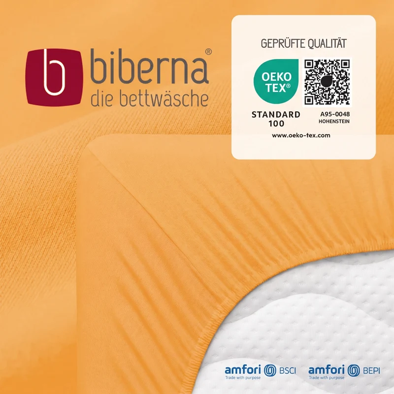 biberna Jersey Spannbetttuch (0077155)