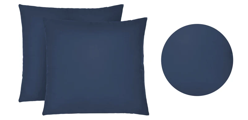 biberna Feinjersey Doppelpack Kissenbezug (0077144)