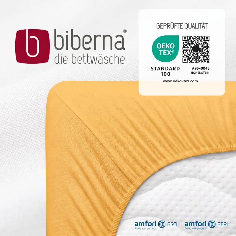 biberna Feinjersey Kinder-Spannbetttuch (0077144)