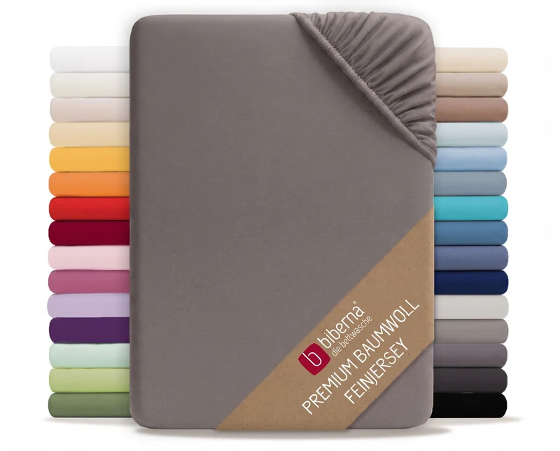 biberna Feinjersey Spannbetttuch (0077144)