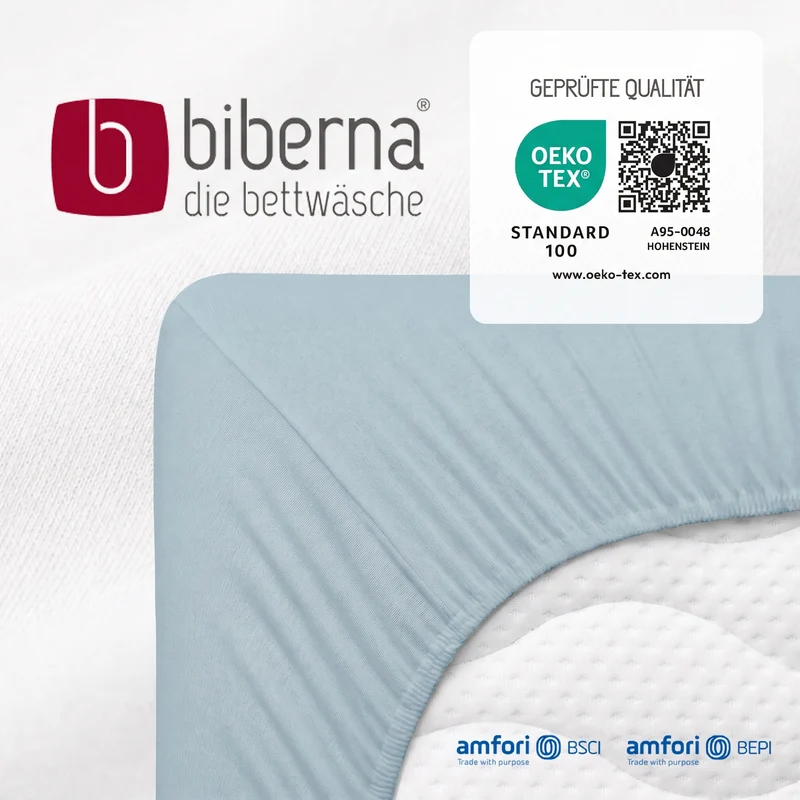 biberna Feinjersey Spannbetttuch (0077144)