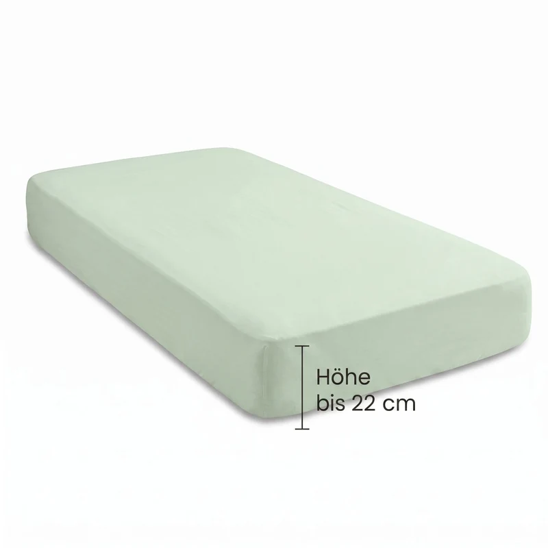 biberna Feinjersey Spannbetttuch (0077144)