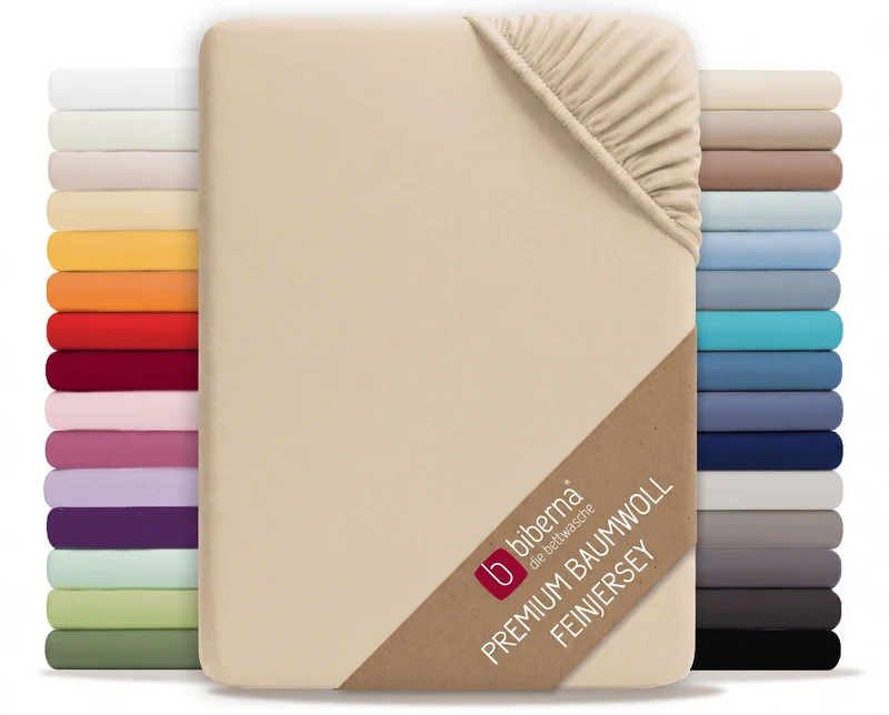 biberna Feinjersey Spannbetttuch (0077144)