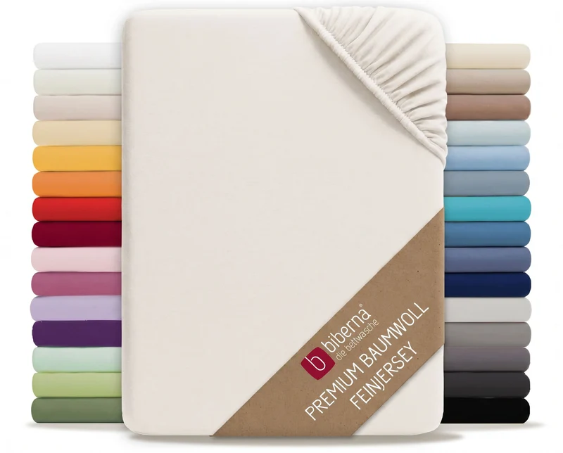 biberna Feinjersey Spannbetttuch (0077144)
