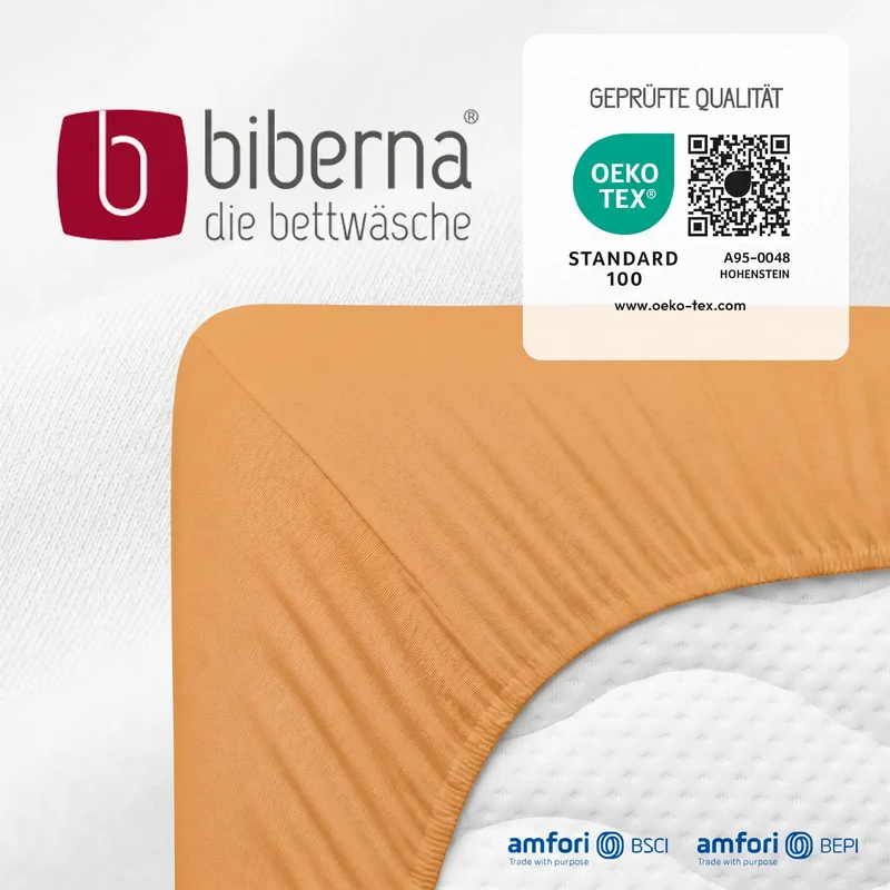 biberna Feinjersey Spannbetttuch (0077144)